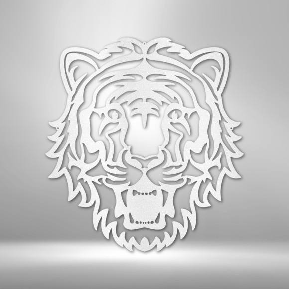 Eye of the Tiger Metal Sign Steel Sign Laser Cut Powder Coated Home & Office Met